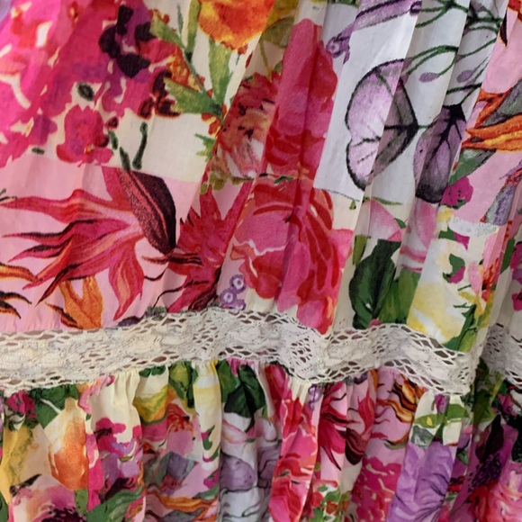 Joie Voile Floral Maxi Dress - M - Picture 6 of 9